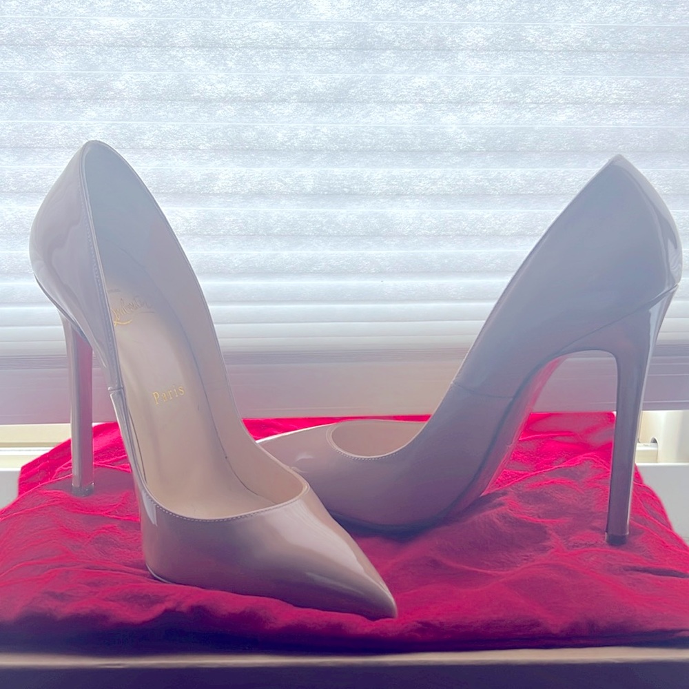 Christian Louboutin Pigalle 120 Patent Calf shoes